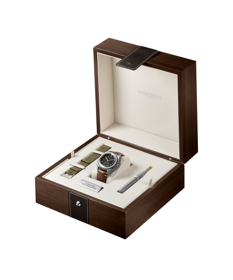 Longines Heritage Avigation Pilot Majetek Auto 43mm L2.838.4.53.9 | 43 mm 35037 - Longines Heritage Avigation Pilot Majetek Auto 43mm