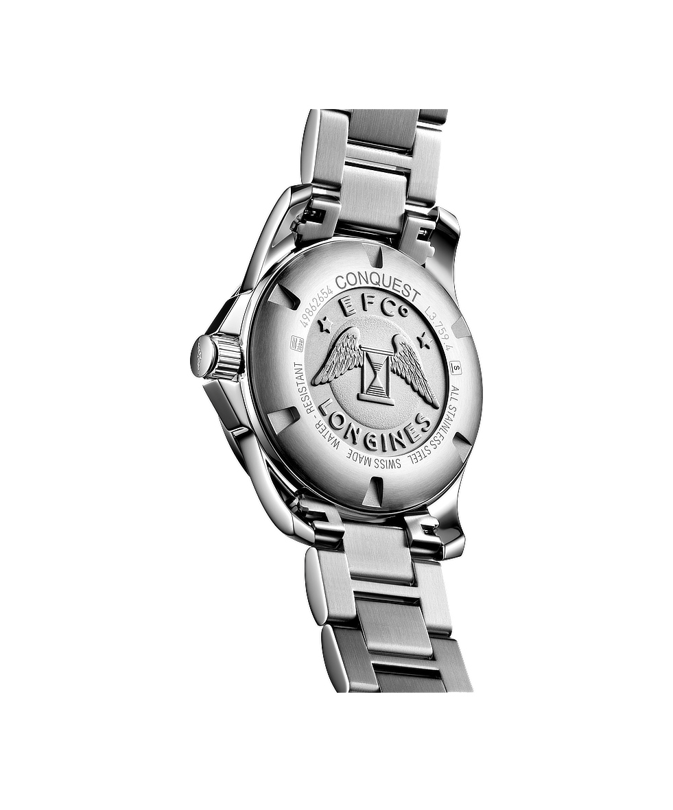 Longines Conquest 41mm Blu Acciaio Quarzo L3.759.4.96.6 | 41 mm 37436 - Longines Conquest 41mm Blu Acciaio Quarzo