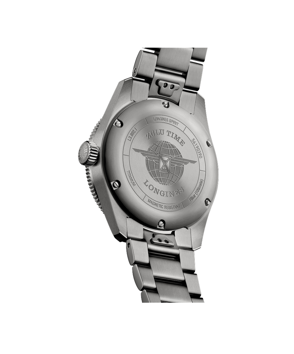 Longines Spirit Zulu Time Titanium 39mm L3.802.1.53.6 | 39 mm 36538 - Longines Spirit Zulu Time Titanium 39mm