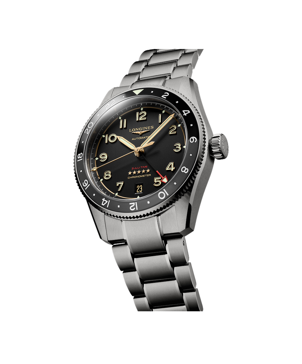 Longines Spirit Zulu Time Titanium 39mm L3.802.1.53.6 | 39 mm 36541 - Longines Spirit Zulu Time Titanium 39mm