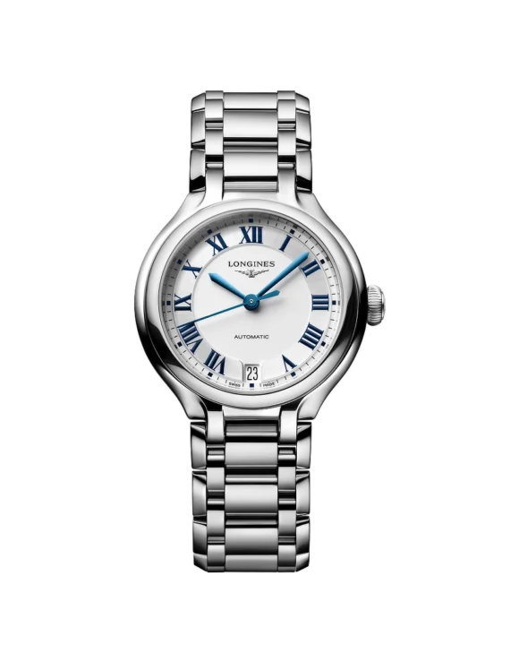 Orologio Longines Primaluna 34mm Argento Acciaio Automatico L8-124-4-71-6 - Vista frontale