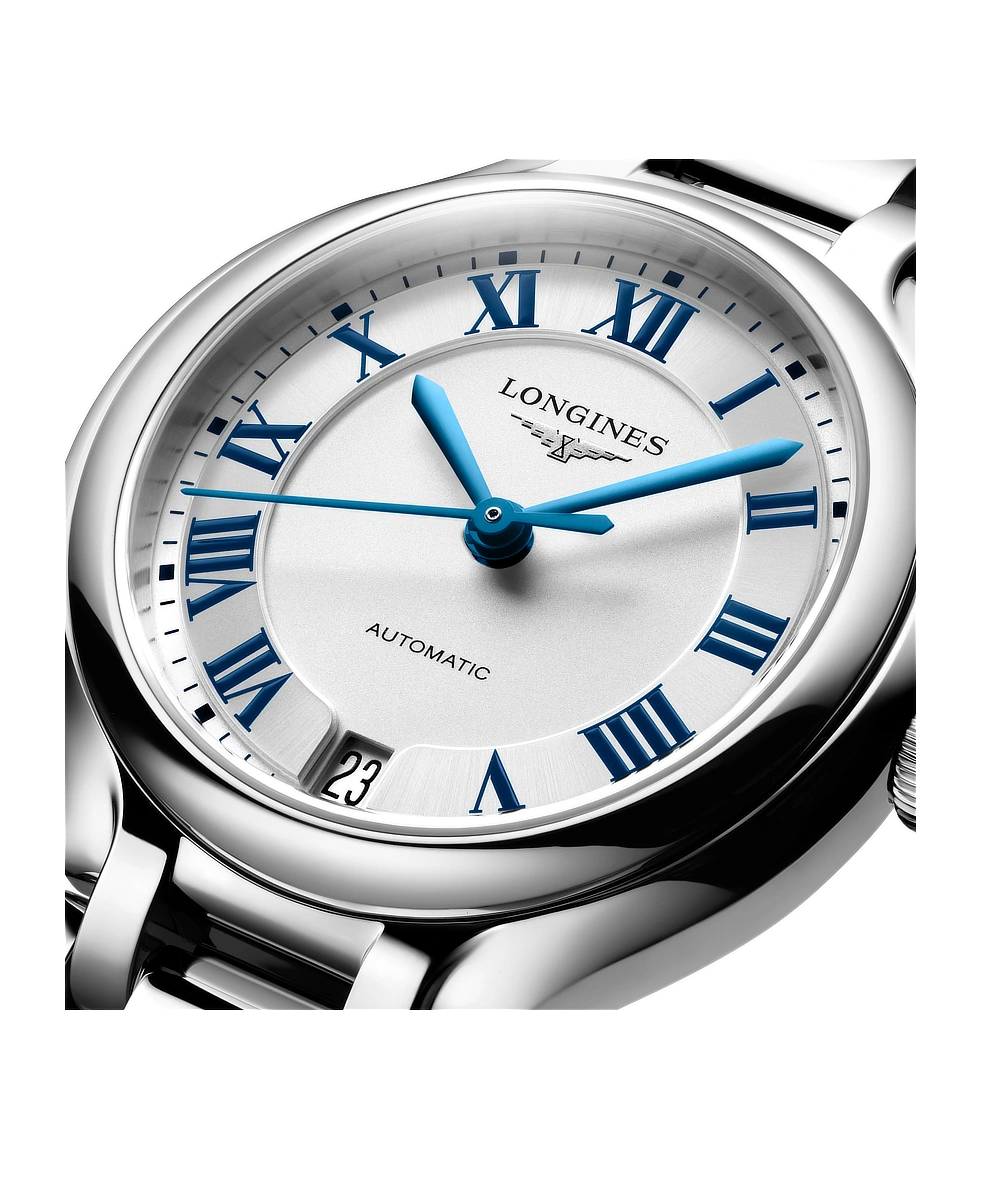 Longines Primaluna 34mm Argento Acciaio Automatico L8.124.4.71.6 | 34 mm 37698 - Longines Primaluna 34mm Argento Acciaio Automatico