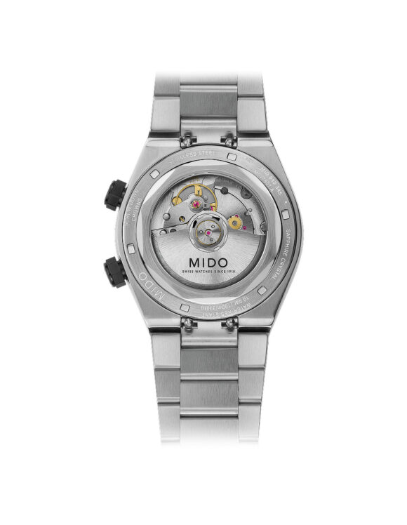 Fondello MIDO Multifort 8 Two Crowns M047.507.11.051.00 - Movimento automatico, fondello avvitato e resistenza all’acqua fino a 100 metri