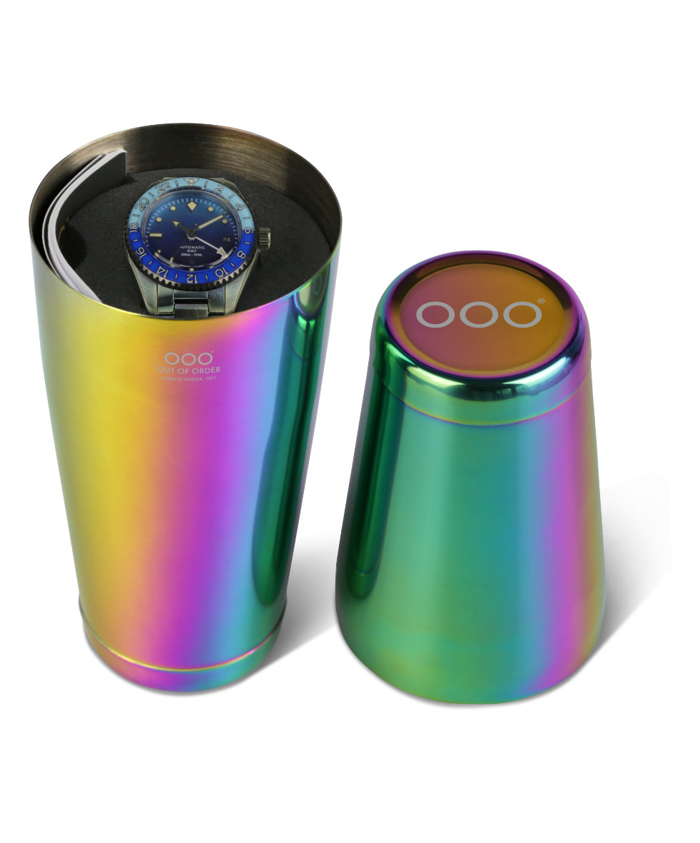 Out of Order Shaker Bombablu Ultra Distressed Auto Gmt 40mm OOO.001-25.BB.BAND | 40 mm 35840 - Out of Order Shaker Bombablu Ultra Distressed Auto Gmt 40mm