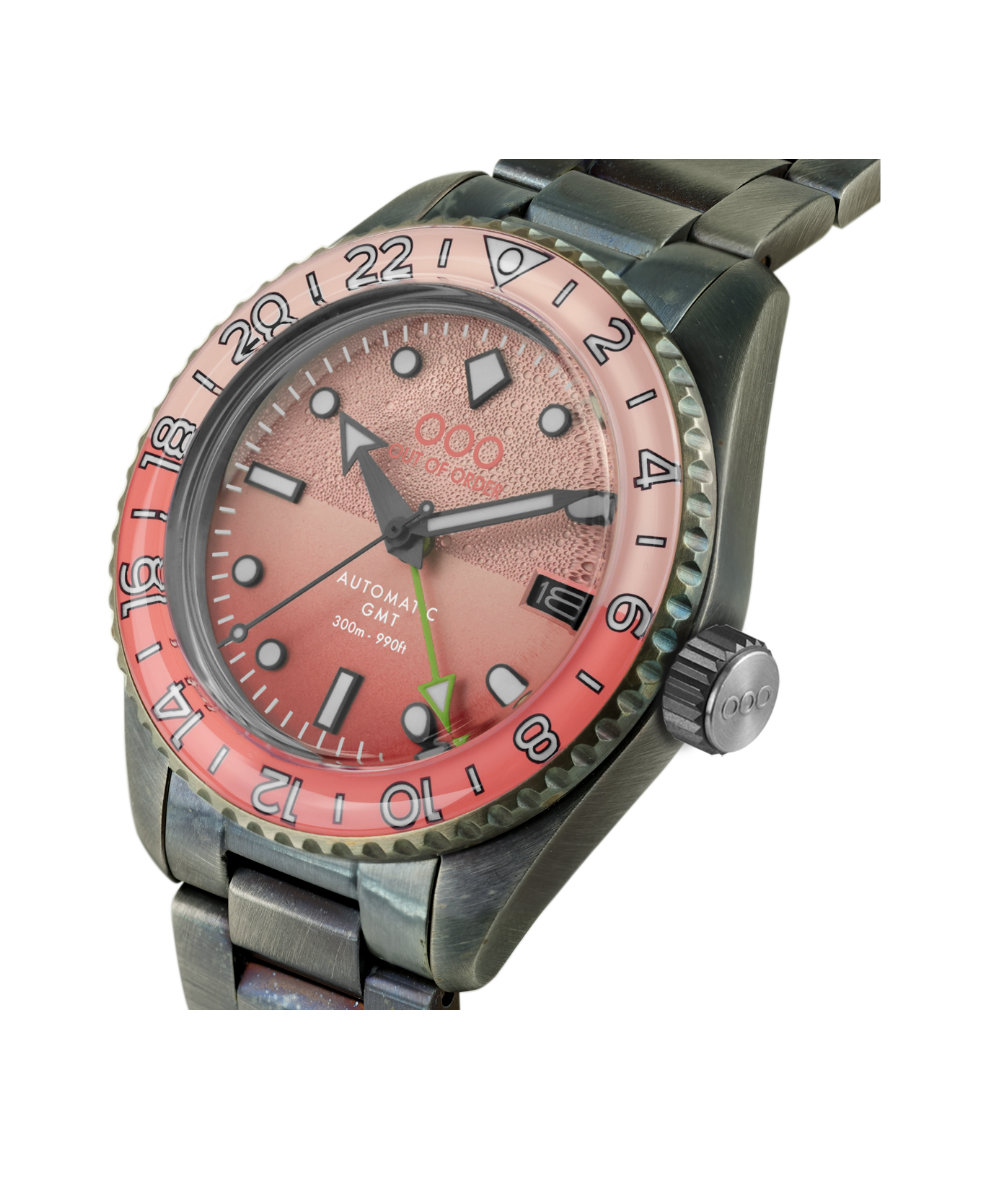 Out of Order Shaker Paloma Ultra Distressed Auto Gmt 40mm OOO.001-25.PA.BAND | 40 mm 35843 - Out of Order Shaker Paloma Ultra Distressed Auto Gmt 40mm