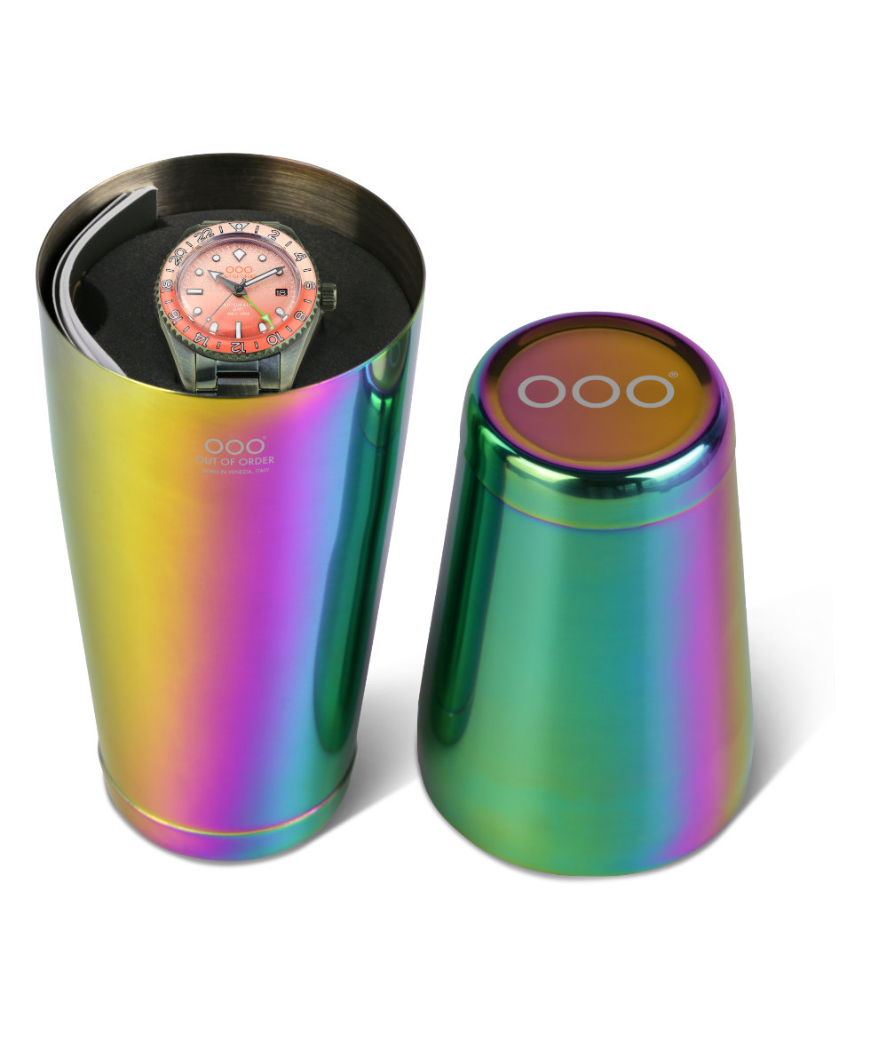 Out of Order Shaker Paloma Ultra Distressed Auto Gmt 40mm OOO.001-25.PA.BAND | 40 mm 35846 - Out of Order Shaker Paloma Ultra Distressed Auto Gmt 40mm