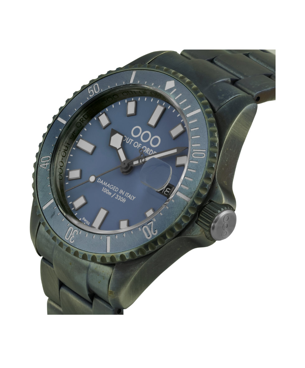 Out of Order Casanova Ultra Distressed Quartz 43mm OOO.001-27.BL.BI | 43 mm 35770 - Out of Order Casanova Ultra Distressed Quartz 43mm