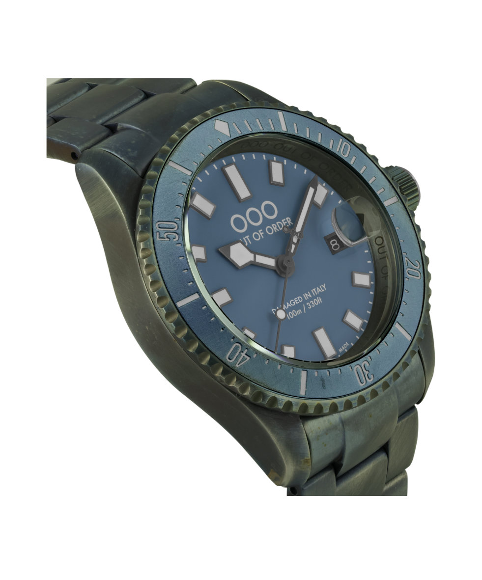 Out of Order Casanova Ultra Distressed Quartz 43mm OOO.001-27.BL.BI | 43 mm 35771 - Out of Order Casanova Ultra Distressed Quartz 43mm