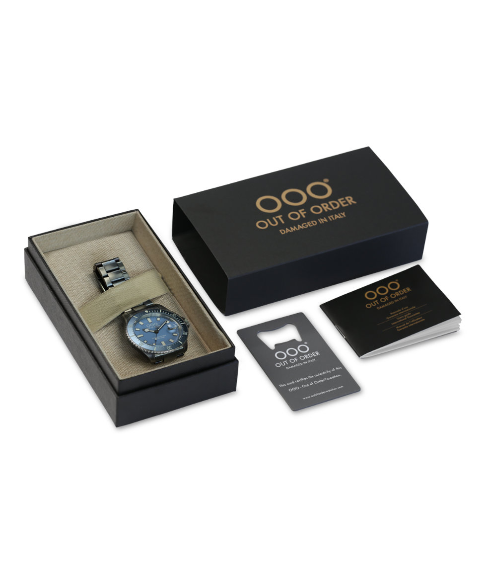 Out of Order Casanova Ultra Distressed Quartz 43mm OOO.001-27.BL.BI | 43 mm 35772 - Out of Order Casanova Ultra Distressed Quartz 43mm