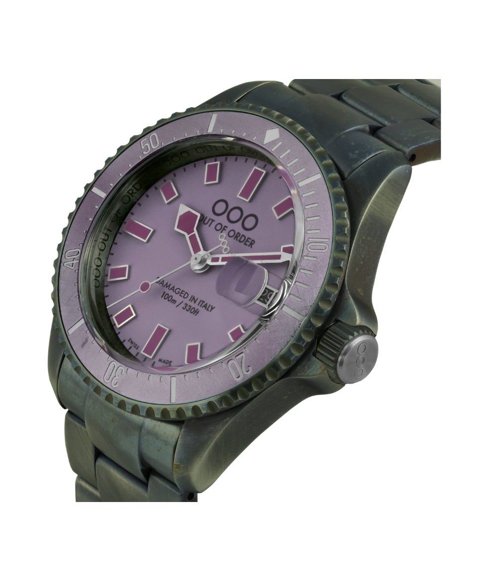 Out of Order Casanova Ultra Distressed Quartz 43mm OOO.001-27.MI | 43 mm 35759 - Out of Order Casanova Ultra Distressed Quartz 43mm