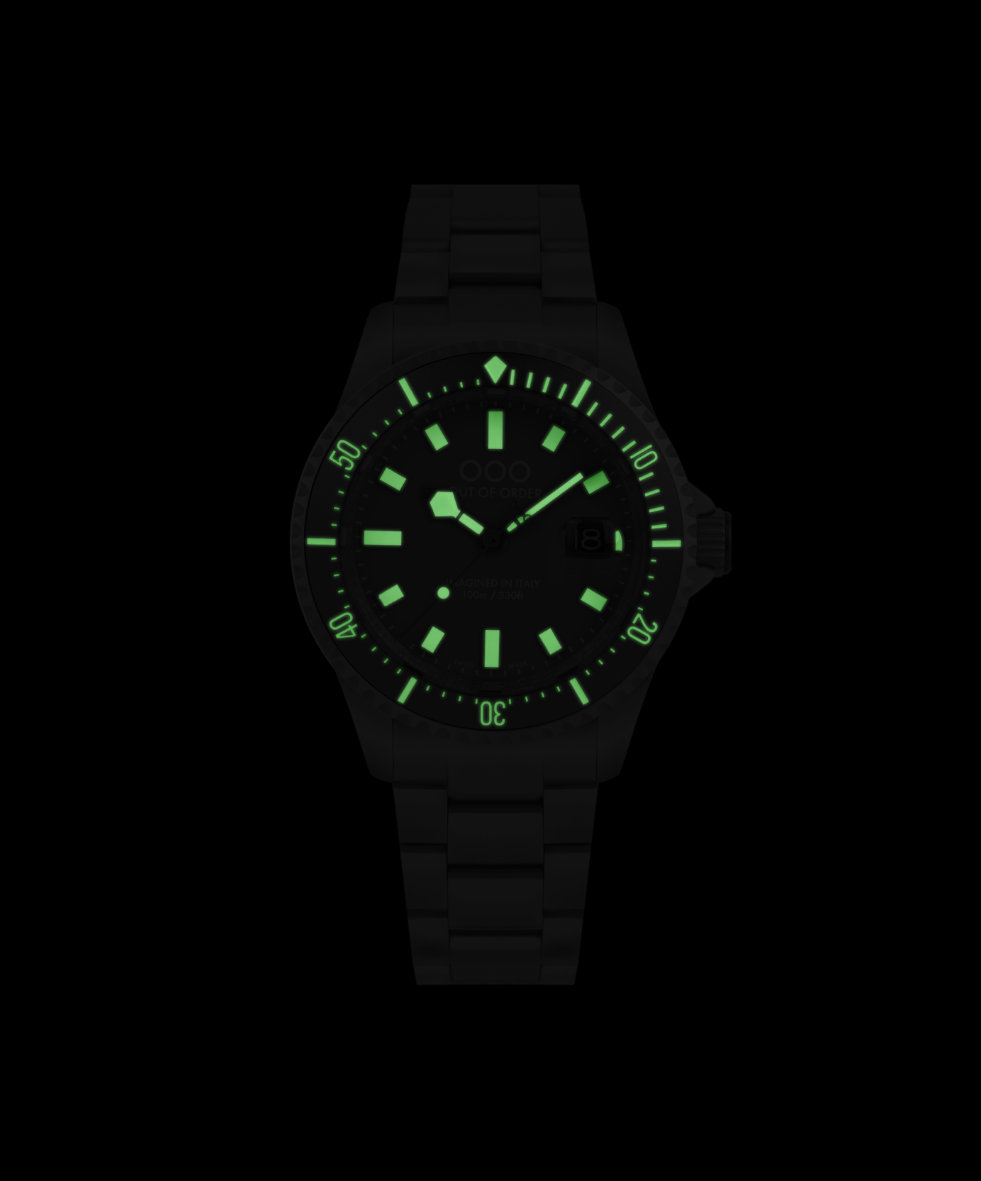 Out of Order Casanova Ultra Brushed Quartz 43mm OOO.001-27.NE.GR.SS | 43 mm 35782 - Out of Order Casanova Ultra Brushed Quartz 43mm