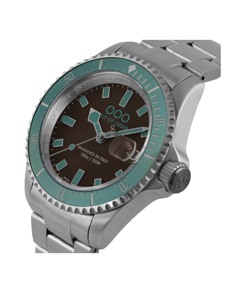 Out of Order Casanova Ultra Brushed Quartz 43mm OOO.001-27.TU.MS.SS | 43 mm 35786 - Out of Order Casanova Ultra Brushed Quartz 43mm