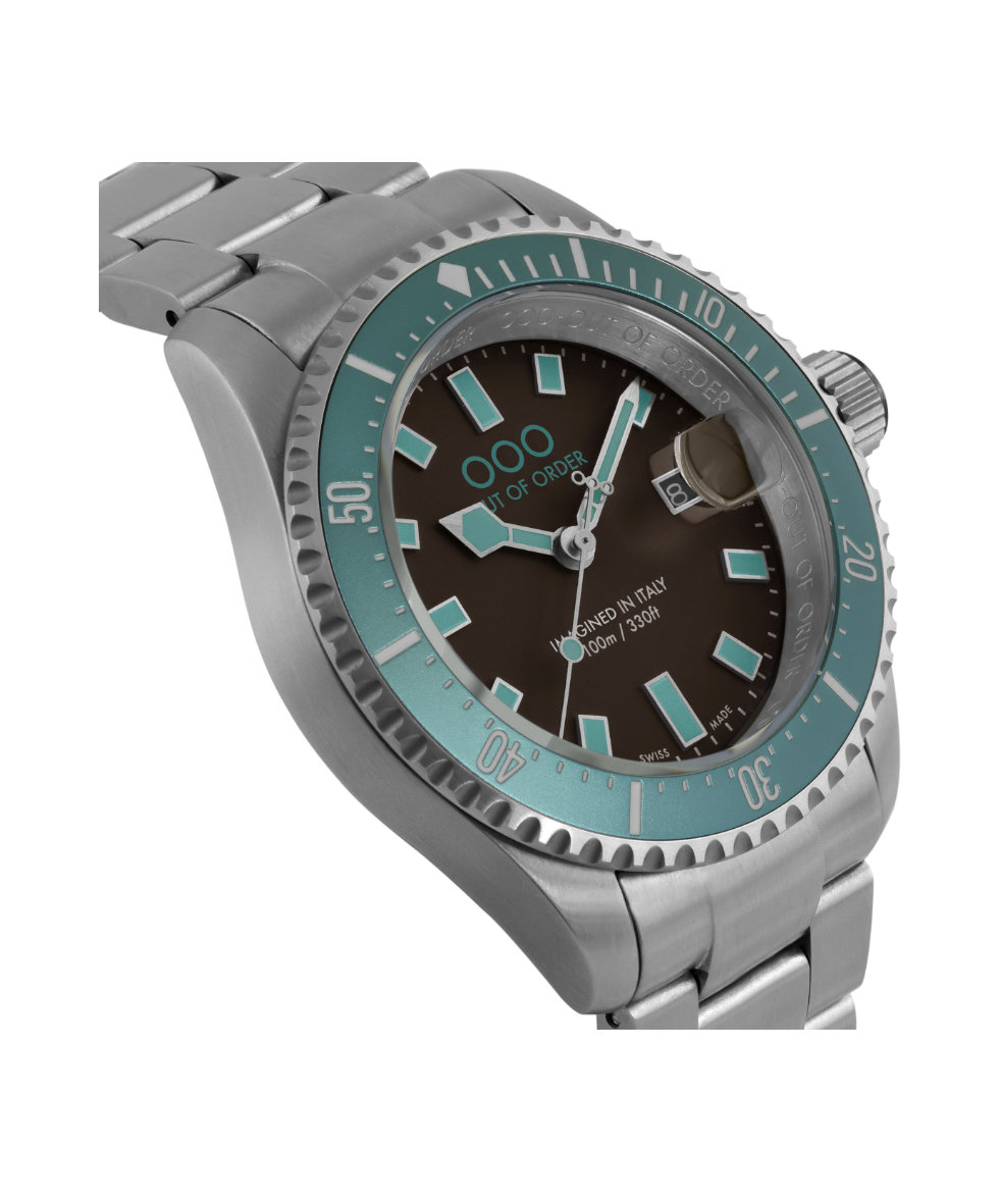 Out of Order Casanova Ultra Brushed Quartz 43mm OOO.001-27.TU.MS.SS | 43 mm 35787 - Out of Order Casanova Ultra Brushed Quartz 43mm