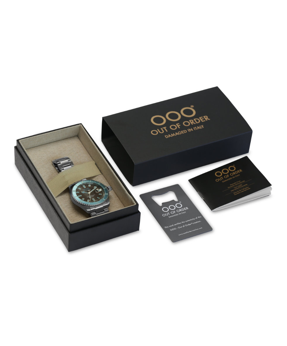 Out of Order Casanova Ultra Brushed Quartz 43mm OOO.001-27.TU.MS.SS | 43 mm 35788 - Out of Order Casanova Ultra Brushed Quartz 43mm