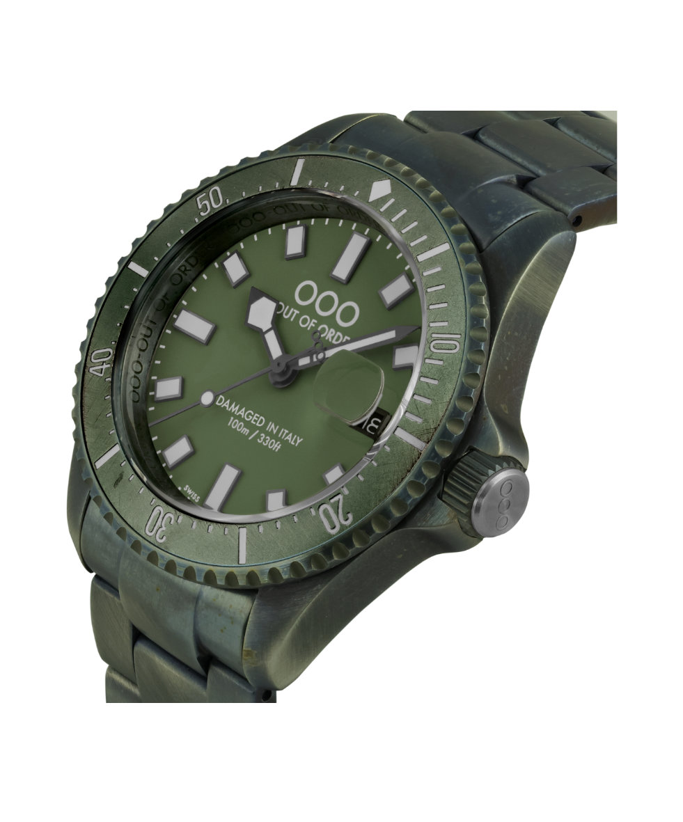 Out of Order Casanova Ultra Distressed Quartz 43mm OOO.001-27.VE | 43 mm 35775 - Out of Order Casanova Ultra Distressed Quartz 43mm