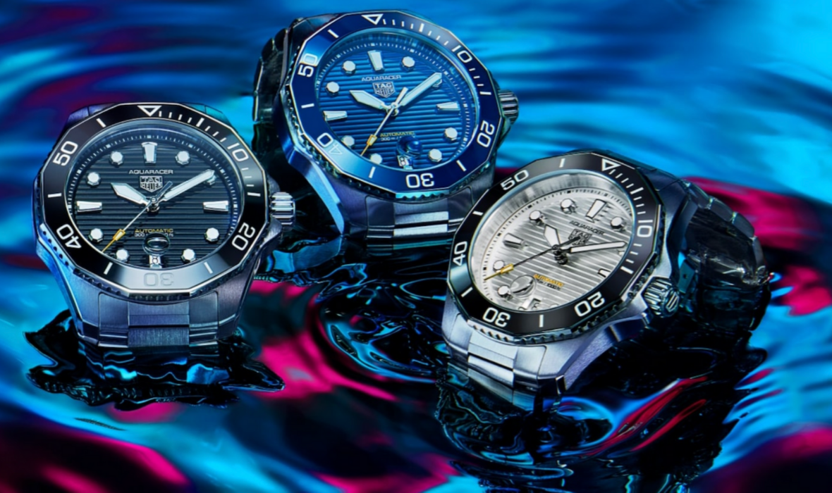 Nuovo TAG Heuer Aquaracer 300, l'orologio tecnico per eccellenza ritraccia  i confini del cronometraggio di lusso - Shop Lorenzon Gioielli